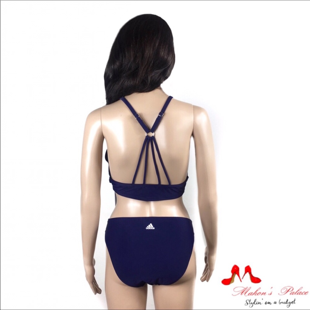 Adidas Strappy Back Bikini Top & Hipster Bottom - Picture 2 of 4